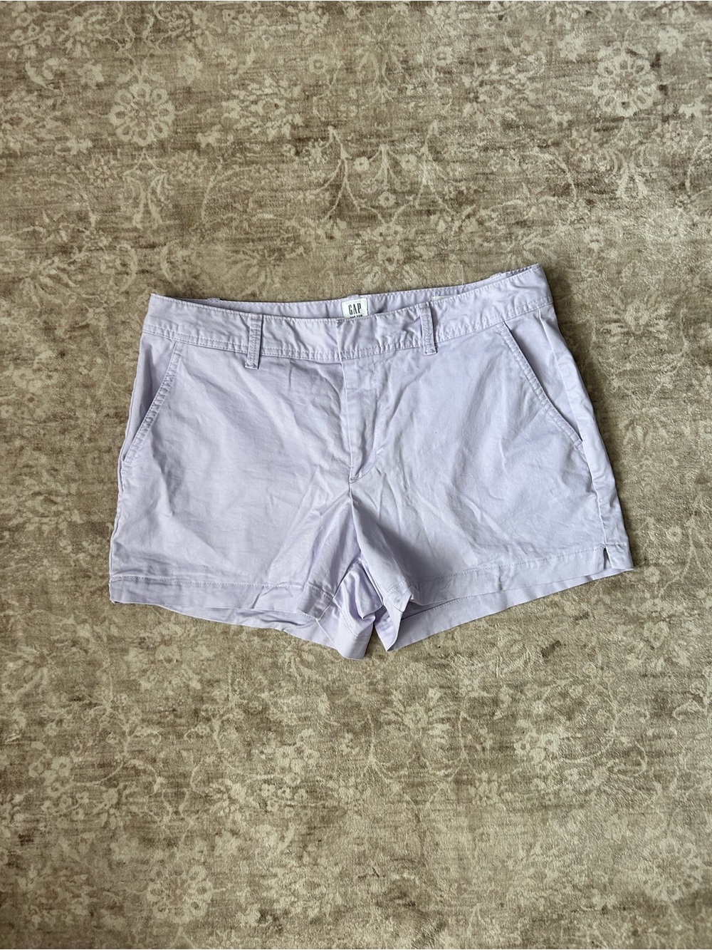 GAP Women's Lavender Chino Bermuda Shorts